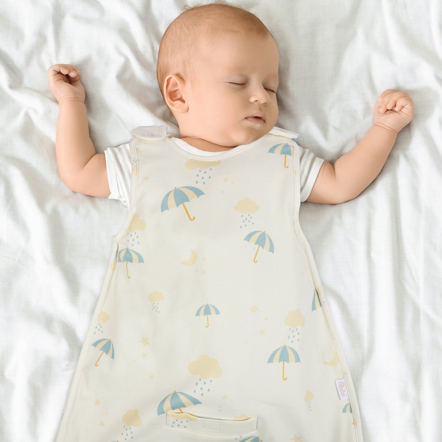 AnZai Baby Sleep Bag, Merino Wool & Organic Cotton, Umbrella 2-24 Months